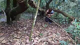 He paid to see my pussy in the park