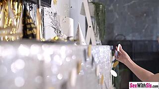 Latina Teen Madison Wilde and Stepsister Angel Gostosa Get Fucked