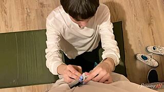 Teen beauty Alisa gives the best blowjob to her big-dicked BF Dorian 😍