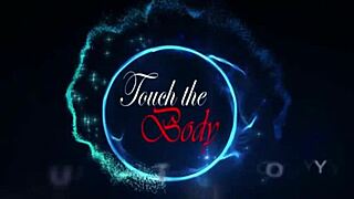 Massaging Her White Lover Outdoors