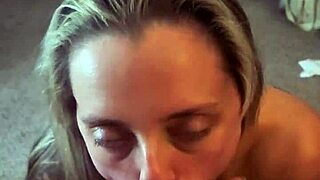 Blonde Cumslut Wife Swallows Deepthroat And Gets Facial