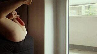 big ass milf takes care of his cock