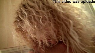 Curly Blonde Shows Off Pretty Pussy