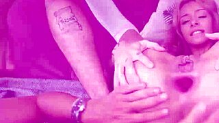 Oh wow, Khali Noire's slim Brazilian body takes double anal from monster cocks!