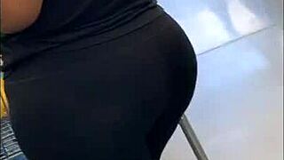 Nalgona shows off her big ass in voyeur setting, what do you think?