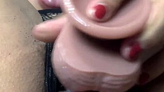 Latina Cums Hard With Anal Plug!