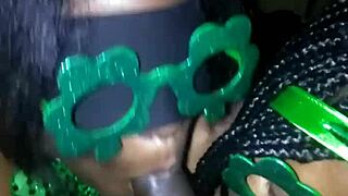 Sloppy Double Blowjob On Monster Cocks