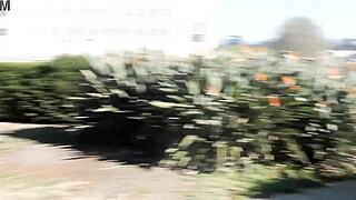 Caught masturbating shaved pussy in public Balboa Park San Diego!