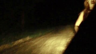 Naked Wife Riding Husband During Outdoor Camping Trip