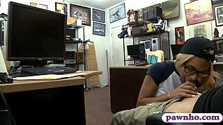 tight babe with glasses gets banged hard on hidden cam