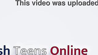 Wow, this 18-year-old in lingerie sucks cock, rims ass, and swallows cum for her first time!