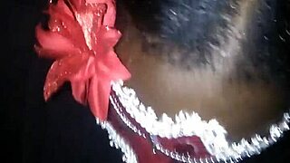 She's sucking big dick sloppy while twerking her ass.