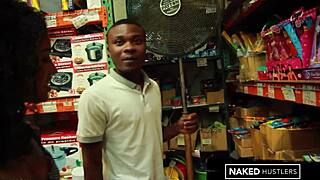 Wow, Curly Latina Sucks Big Black Cock In Public Fun!