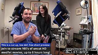 Lainey Moans as Her Shaved Pussy Gets Cum Blasted