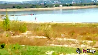 briseida myers feels so horny in the swamp, craving nudism and a quick fuck