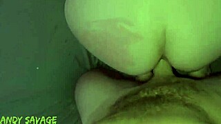 Big ass milf takes huge cumshot in doggystyle POV 💦