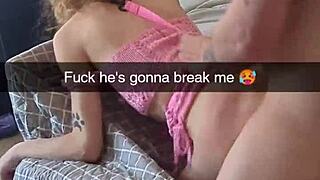 richelle rose turned into a pet cumslut on snapchat 😈