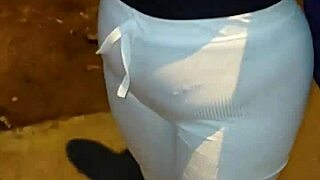 My sexy stepmother gives a homemade blowjob in this mature milf scene