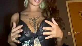 slutty goth teen solo fucks