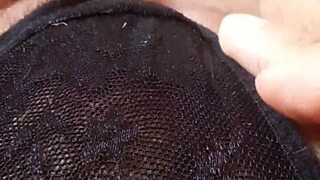 gretala flashes her pregnant body in transparent thong