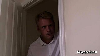 Busty redhead mature bent over and fucked doggystyle in bedroom with oral action