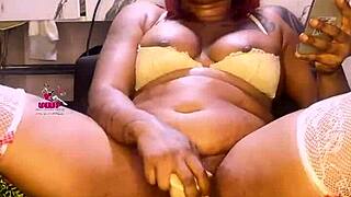 Uglygalz first squirt while masturbating wet pussy