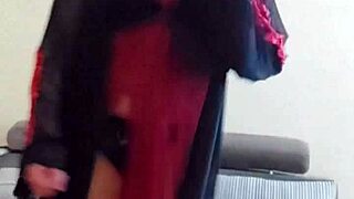 Arab shemale performs dance