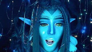 She dances beautifully on webcam for her avatar fans.