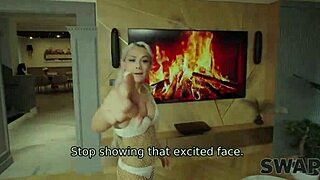 swap4k vera jarw and veronica leal get kinky sharing huge cock on couch