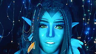 She dances beautifully on webcam for her avatar fans.