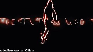 Latina Blonde in Stunning Little Dress with Curvy Ass