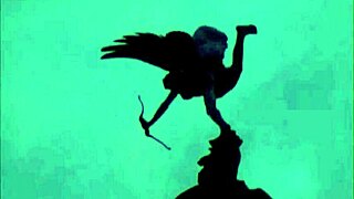 vintage british secretary in dark lantern london office