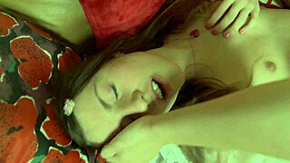 This sweet brunette loves sucking cock before getting bent over for assfucking in stockings.