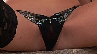 My wet pussy drips and gets ripped out of clothes by a skinny babe.