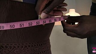 Skinny black guy and fat brunette lexxxi in great interracial sex