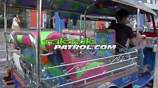 Thai Beauty Bounces on Big Cock in Tuk Tuk Patrol