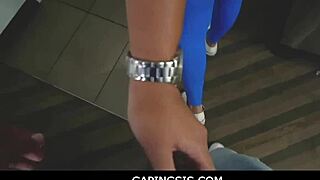 Latina stepsister fucks stepbrother after lesson in gapingsis fantasy