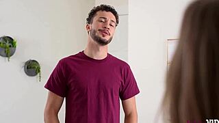 Sweet teen gets forbidden familypies from stepdad, not her real dad