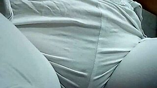 Girl pees in pussy during intimate moment