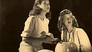 Vintage Halloween Celebration with Retro Costumes