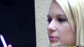 filming a couple fuck through the window