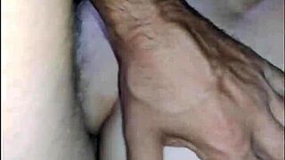 Amateur couple engages in rough anal and doggystyle homemade sex.