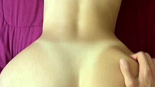 young girlfriend with big ass taking huge cock while wearing bikini