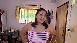 I fuck my cute latina employee bent over before my husband arrives home