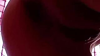 Pregnant slut flashing her open ass in homemade anal