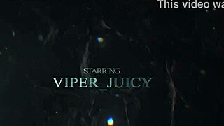 Hot Champagne In Viper Juicy's Pussy With Monster Cock!