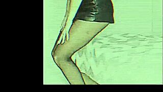 aesthetic girls in skirts and leather