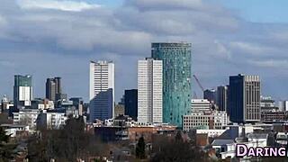 Why is this euro babe rubbing her vag in doggystyle before getting a facial?