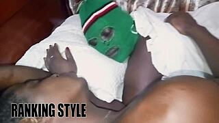 Sugar Mummy Turned Off The Light For Big Black Cock Deepthroat And Anal Banging