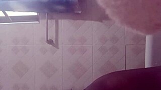 Crazy Bitch Masturbates With Dildos In Shower Before Taking Big Dicks Anal.